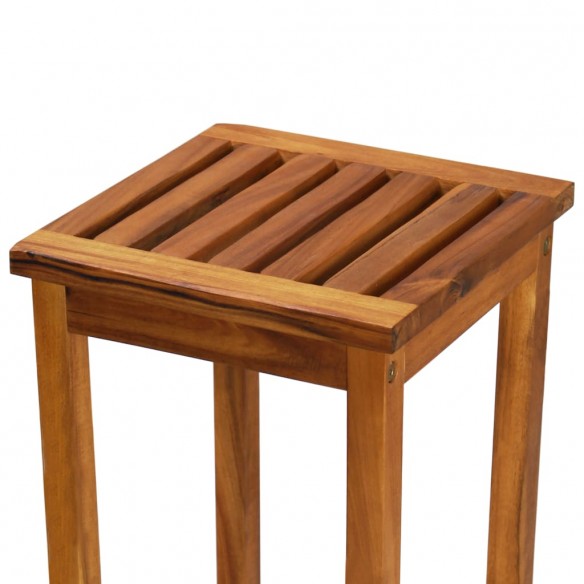 Tabourets de bar lot de 2 bois d'acacia massif