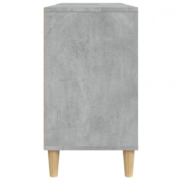 Meuble d'évier gris béton 80x33x60 cm bois d'ingénierie