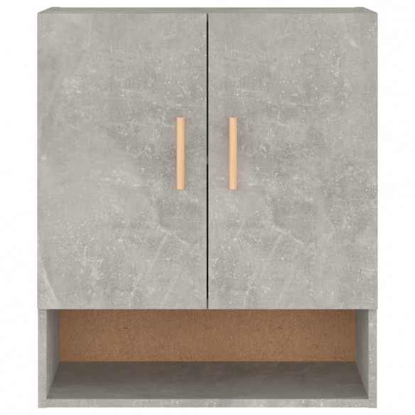 Armoire murale Gris béton 60x31x70 cm Bois d'ingénierie