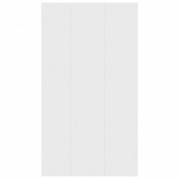 Bibliothèque/Buffet blanc 66x30x98 cm bois d'ingénierie