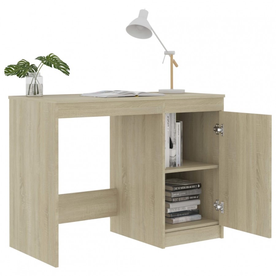 Bureau Chêne sonoma 100x50x76 cm Aggloméré