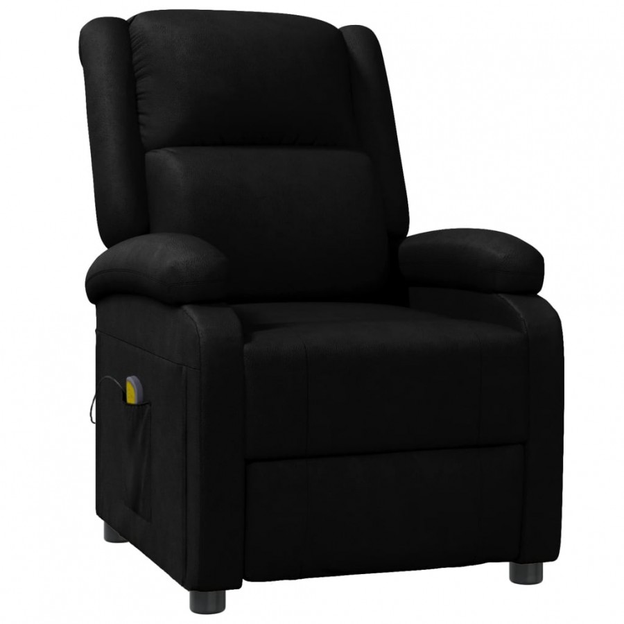 Fauteuil de massage Noir Similicuir Fauteuil de massage Noir Similicuir