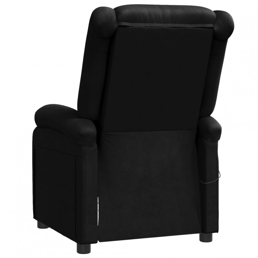 Fauteuil de massage Noir Similicuir Fauteuil de massage Noir Similicuir