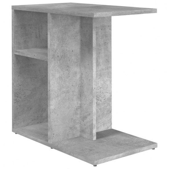 Table d'appoint Gris béton 50x30x50 cm Aggloméré