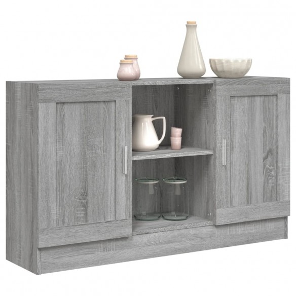 Buffet Sonoma gris 120x30,5x70 cm Bois d'ingénierie