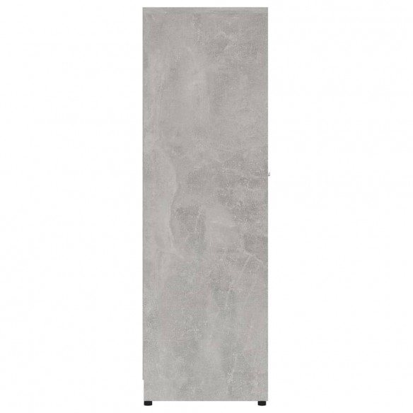 Armoire de salle de bain Gris béton 30x30x95 cm Aggloméré