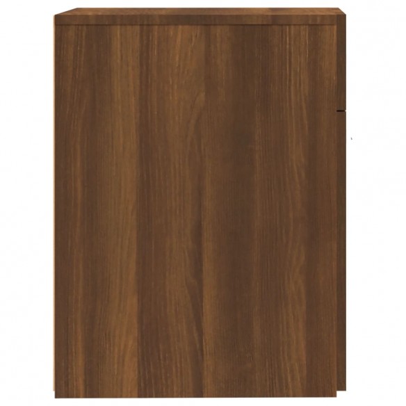 Armoire apothicaire Chêne marron 20x45,5x60cm Bois d'ingénierie