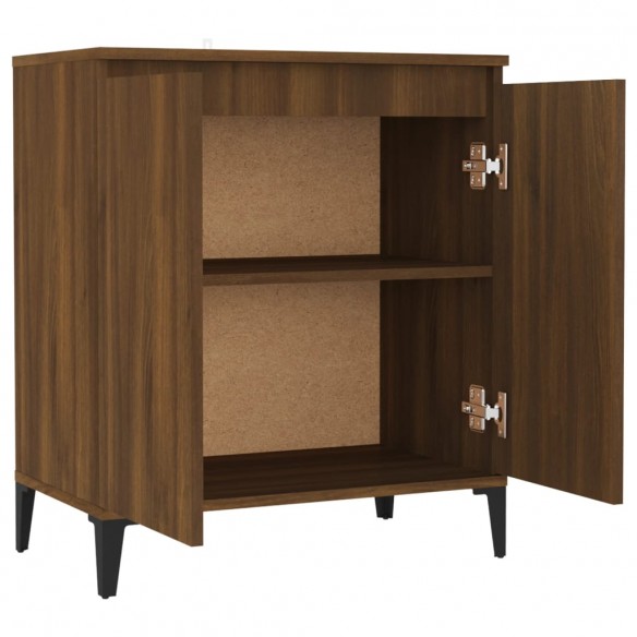 Buffet Chêne marron 60x35x70 cm Bois d'ingénierie