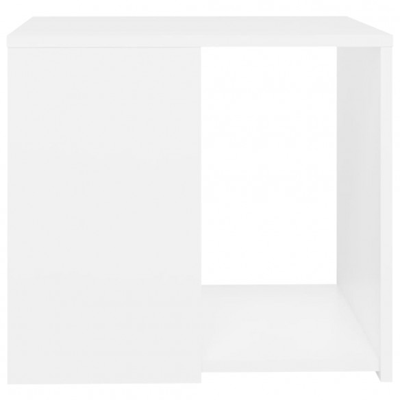 Table d'appoint Blanc 50x50x45 cm Aggloméré