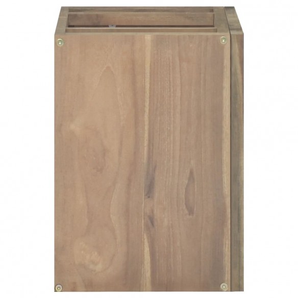 Armoire murale de salle de bain 45x30x40 cm Bois de teck solide