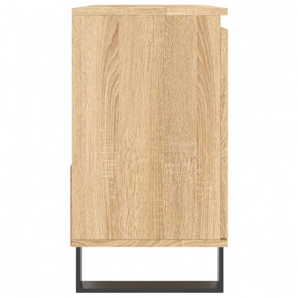 Armoire salle de bain chêne sonoma 65x33x60 cm