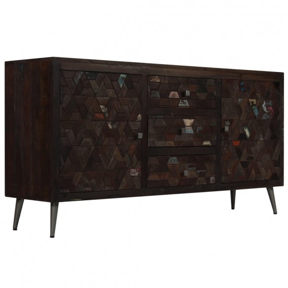 Buffet Bois de récupération solide 160 x 40 x 80 cm