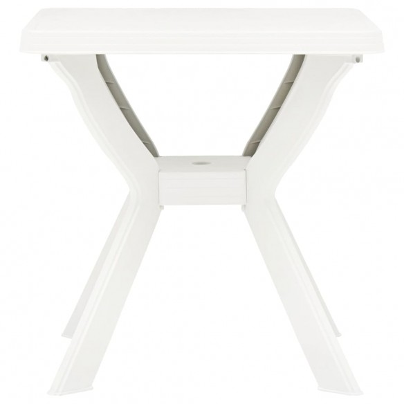 Table de bistro Blanc 70x70x72 cm Plastique