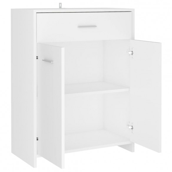 Armoire de salle de bain Blanc 60x33x80 cm Aggloméré