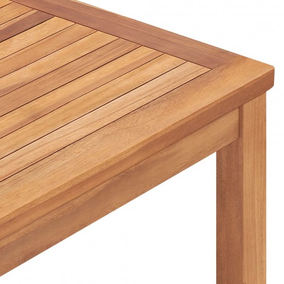 Table à dîner de jardin 160x80x77 cm Bois de teck solide