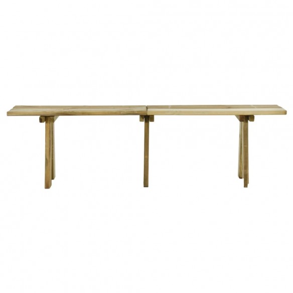 Banc de jardin 160 cm Bois de pin massif imprégné