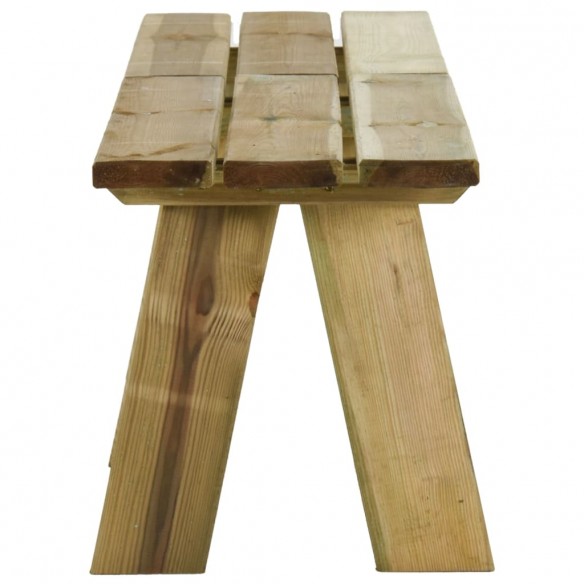 Banc de jardin 160 cm Bois de pin massif imprégné