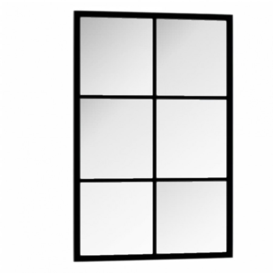 Miroir mural noir 60x40 cm métal Miroir mural noir 60x40 cm métal