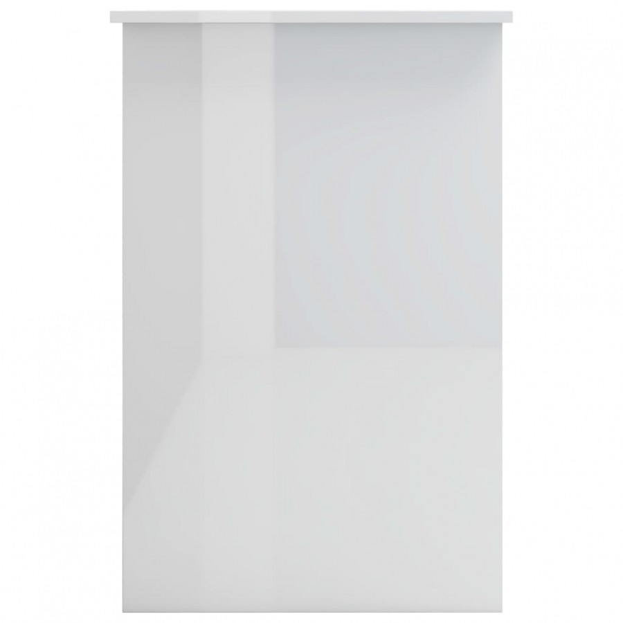 Bureau Blanc brillant 100 x 50 x 76 cm Aggloméré