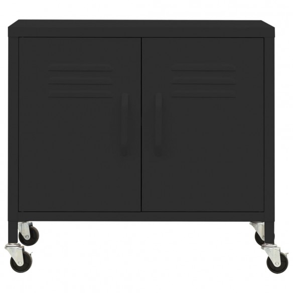 Armoire de rangement Noir 60x35x56 cm Acier