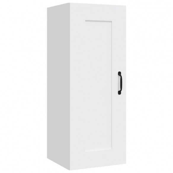 Armoire suspendue Blanc 35x34x90 cm Bois d'ingénierie