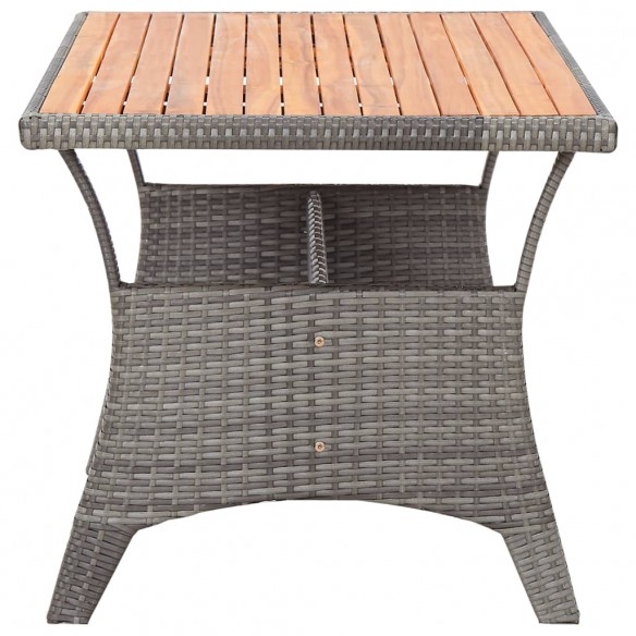 Table de jardin Gris 120x70x66 cm Bois d'acacia massif