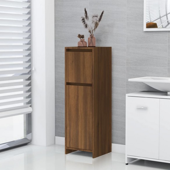 Armoire de bain Chêne marron 30x30x95 cm Bois d'ingénierie