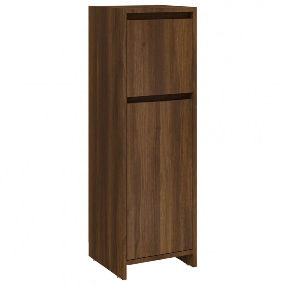 Armoire de bain Chêne marron 30x30x95 cm Bois d'ingénierie