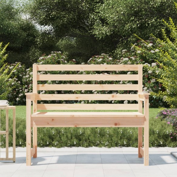 Banc de jardin 109x48x91,5 cm bois massif de pin