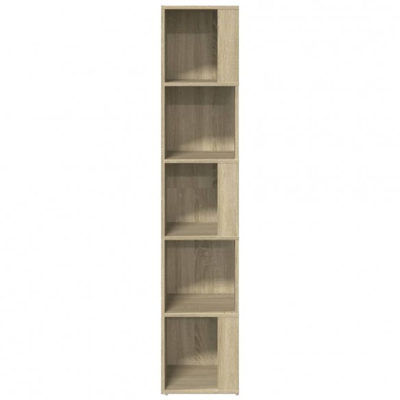 Armoire d'angle Chêne sonoma 33x33x164,5 cm Aggloméré