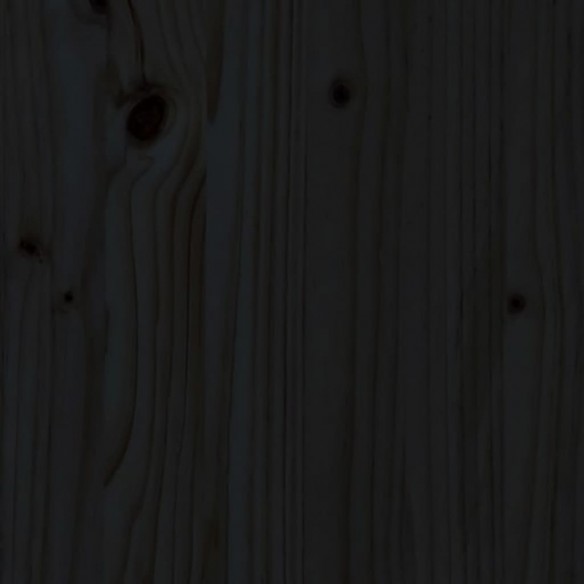 Tête de lit Noir 95,5x4x100 cm Bois massif de pin