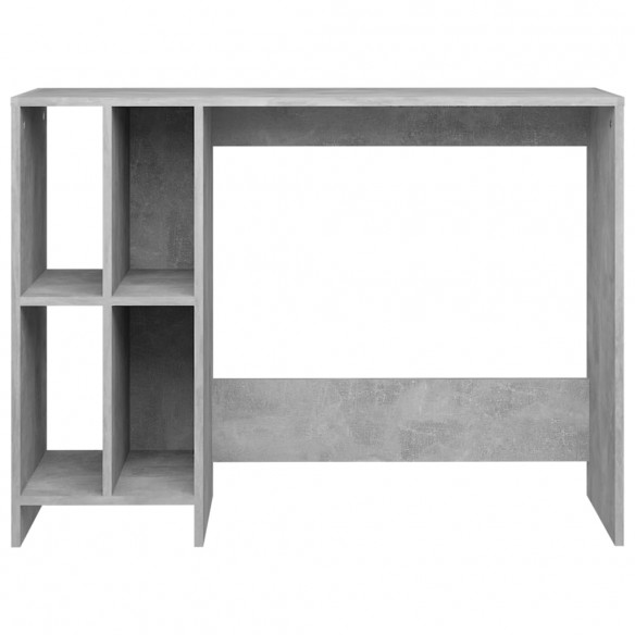 Bureau d'ordinateur portable Gris béton 102,5x35x75cm Aggloméré