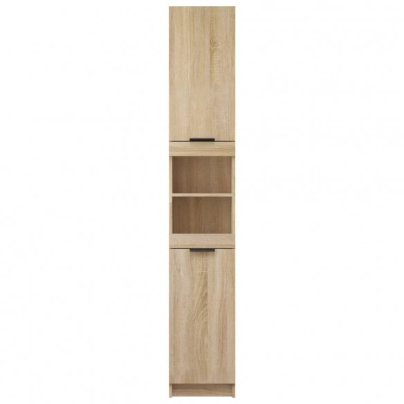 Armoire de salle de bain Chêne sonoma 32x34x188,5 cm