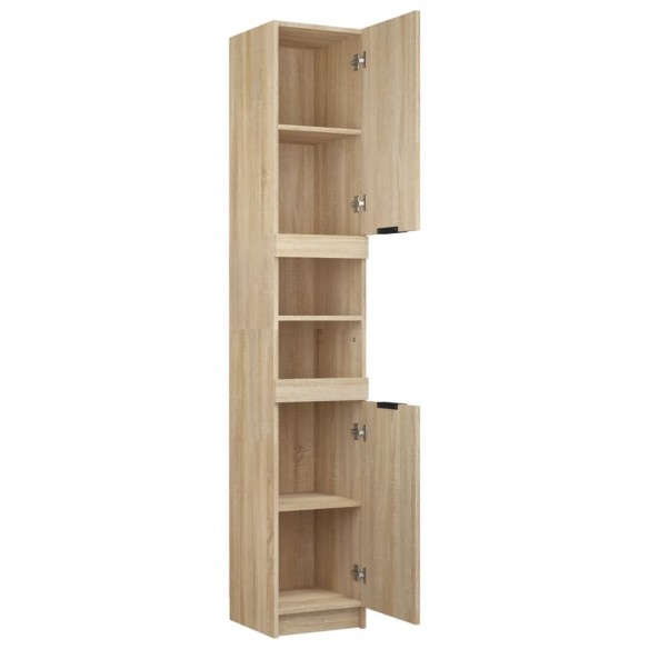 Armoire de salle de bain Chêne sonoma 32x34x188,5 cm