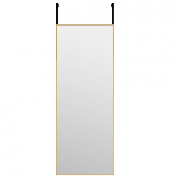 Miroir de porte Doré 30x80 cm Verre et aluminium