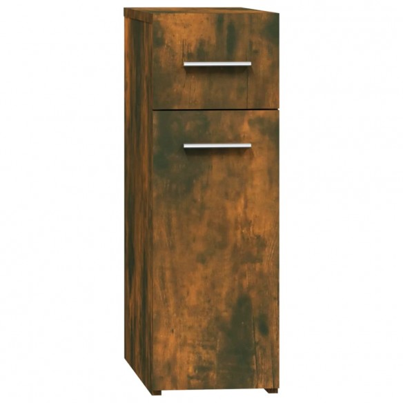 Armoire d'apothicaire Chêne fumé 20x45,5x60cm Bois d'ingénierie