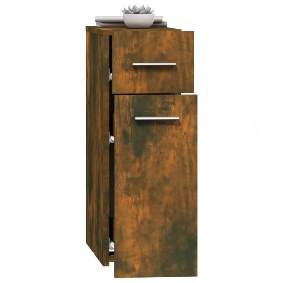 Armoire d'apothicaire Chêne fumé 20x45,5x60cm Bois d'ingénierie