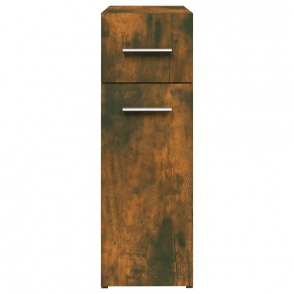 Armoire d'apothicaire Chêne fumé 20x45,5x60cm Bois d'ingénierie