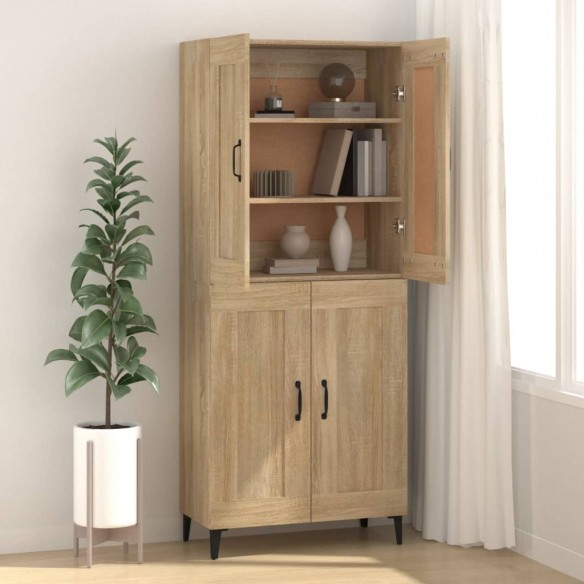 Buffet Chêne sonoma 69,5x34x90 cm Bois d'ingénierie