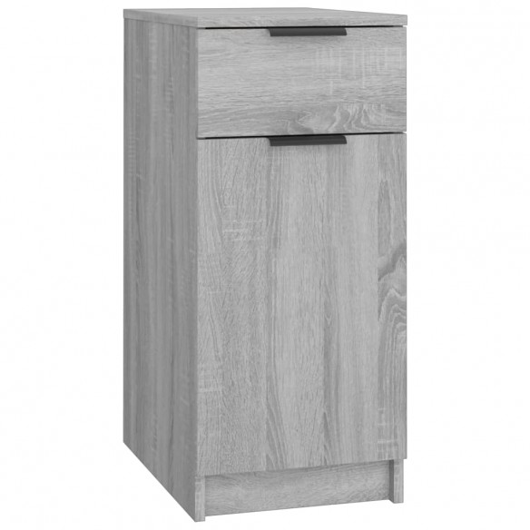 Armoire de bureau Sonoma gris 33,5x50x75 cm Bois d'ingénierie