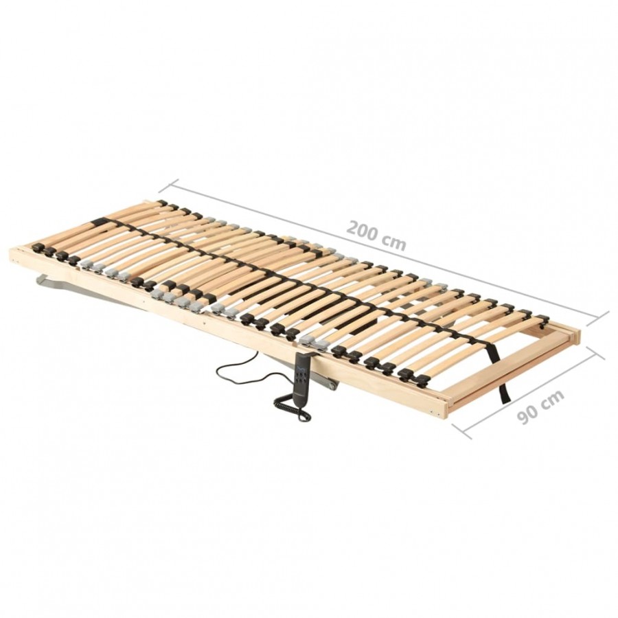 Cadre électrique avec 28 lattes 7 zones 90x200 cm