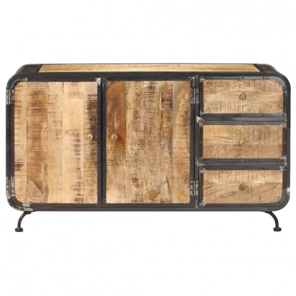 Buffet 140 x 40 x 80 cm Bois de manguier massif