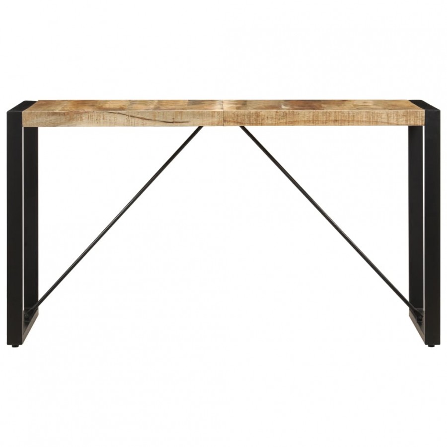 Table de salle à manger 140x70x75 cm Bois de manguier massif