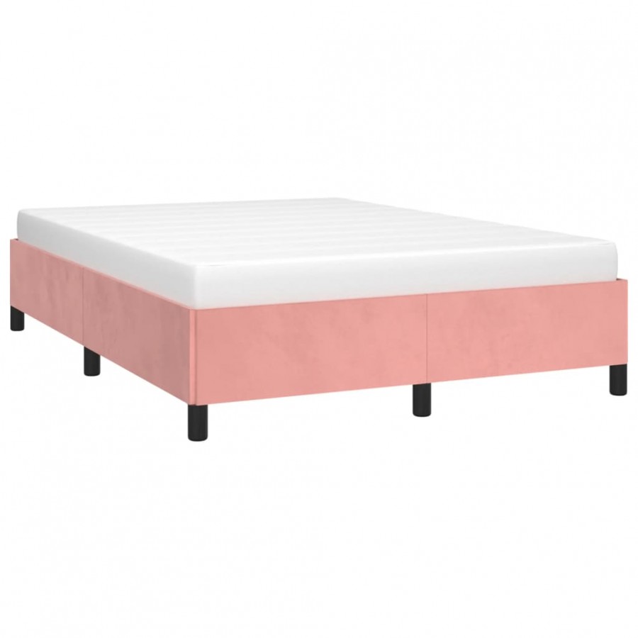 Lit Rose 140x200 cm Velours Lit Rose 140x200 cm Velours