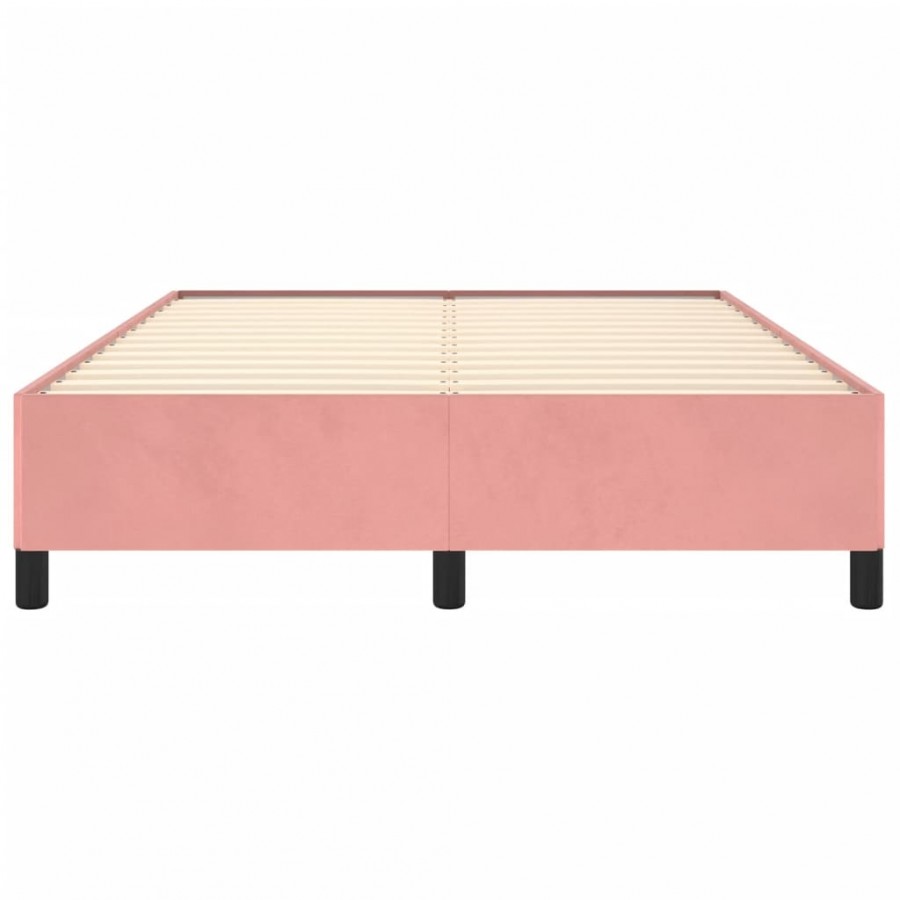 Lit Rose 140x200 cm Velours Lit Rose 140x200 cm Velours