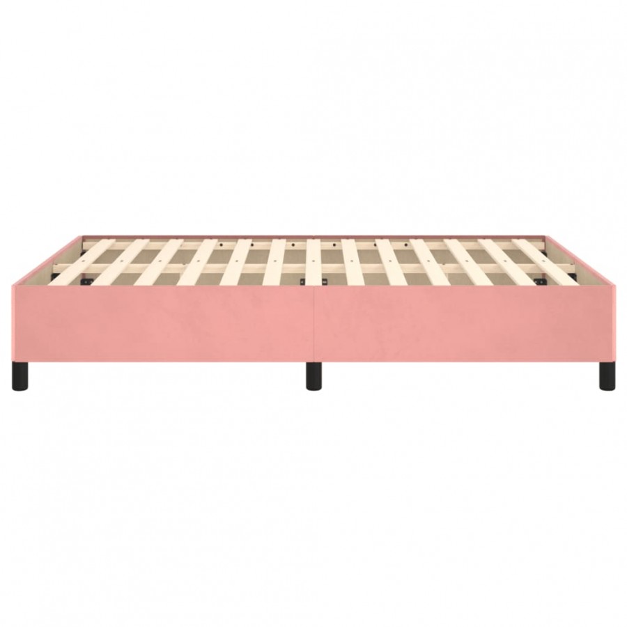 Lit Rose 140x200 cm Velours Lit Rose 140x200 cm Velours