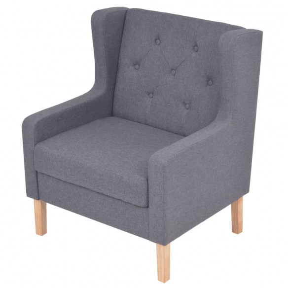 Fauteuil Gris Tissu