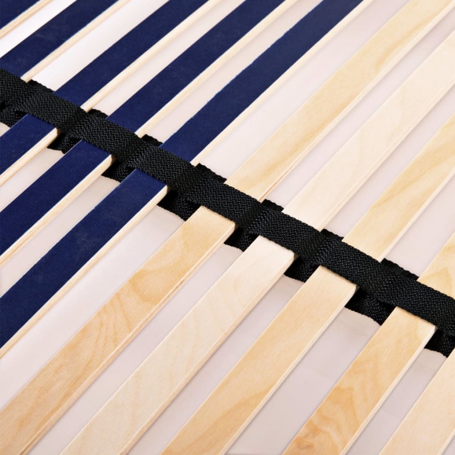 Cadre avec 42 lattes 7 zones 140 x 200 cm