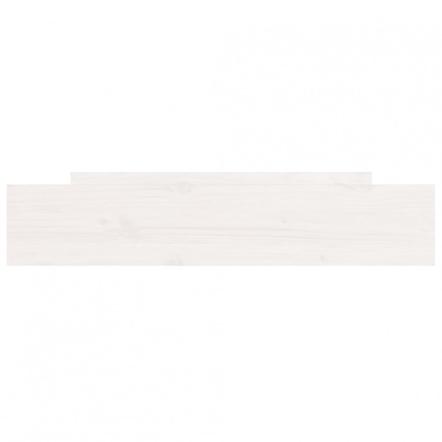 Tiroirs de lit 2 pcs blanc Bois de pin massif Tiroirs de lit 2 pcs blanc Bois de pin massif