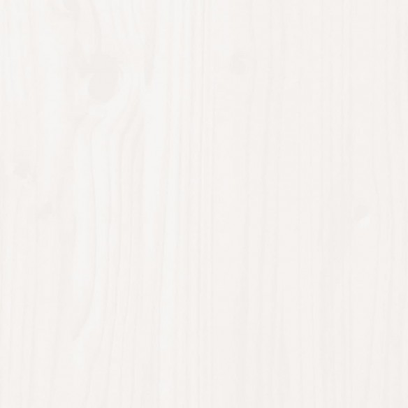 Tiroirs de lit 2 pcs blanc Bois de pin massif